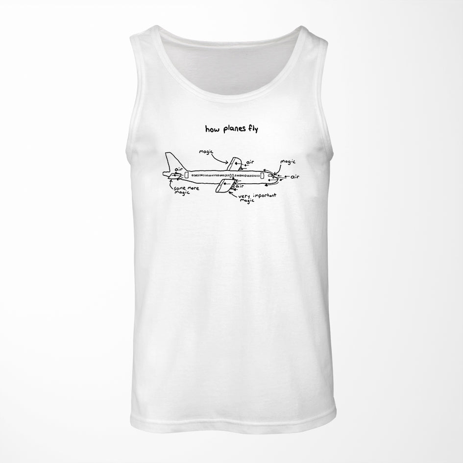 How Planes Fly Designed Tank Tops