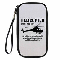 Thumbnail for Helicopter [Noun] Designed Travel Cases & Wallets