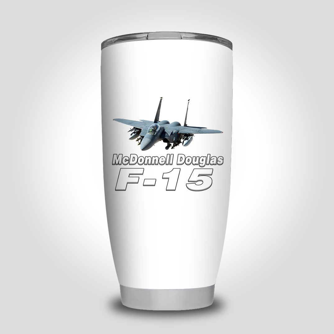 The McDonnell Douglas F15 Designed Tumbler Travel Mugs