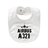 Thumbnail for Airbus A321 & Plane Designed Baby Saliva & Feeding Towels