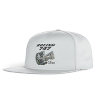 Thumbnail for Boeing 747 & GENX Engine Designed Snapback Caps & Hats