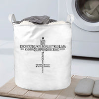 Thumbnail for Propeller Shape Aviation Alphabet Designed Laundry Baskets