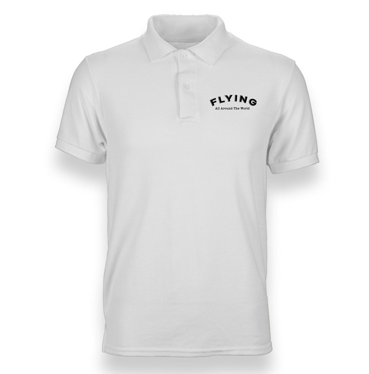 Flying All Around The World Designed "WOMEN" Polo T-Shirts