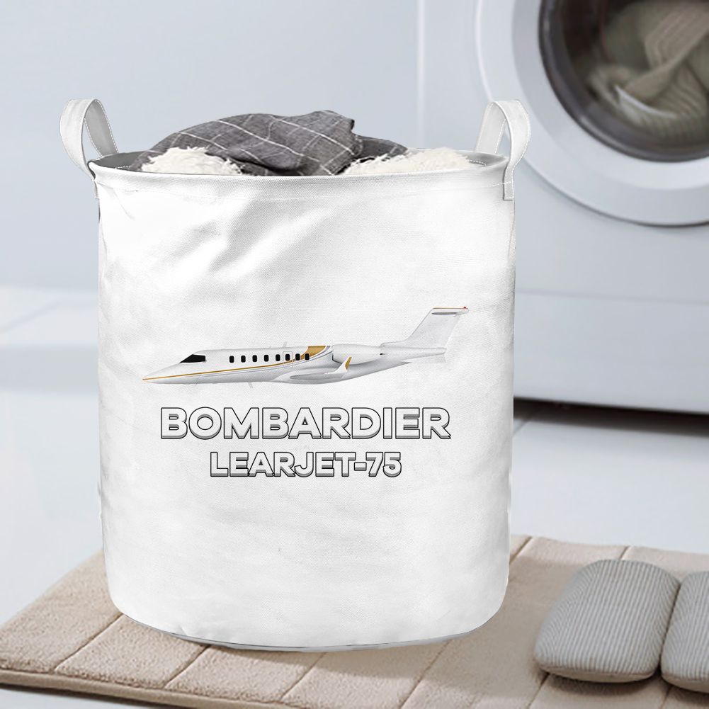 The Bombardier Learjet 75 Designed Laundry Baskets