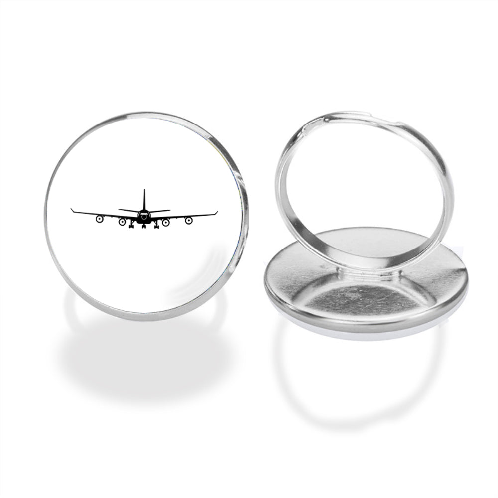 Airbus A340 Silhouette Designed Rings