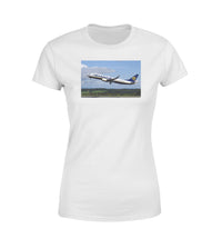 Thumbnail for Departing Ryanair's Boeing 737 Designed Women T-Shirts