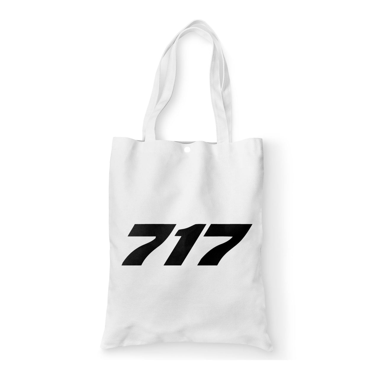 717 Flat Text Designed Tote Bags