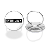 Thumbnail for Cabin Crew Text Designed Rings
