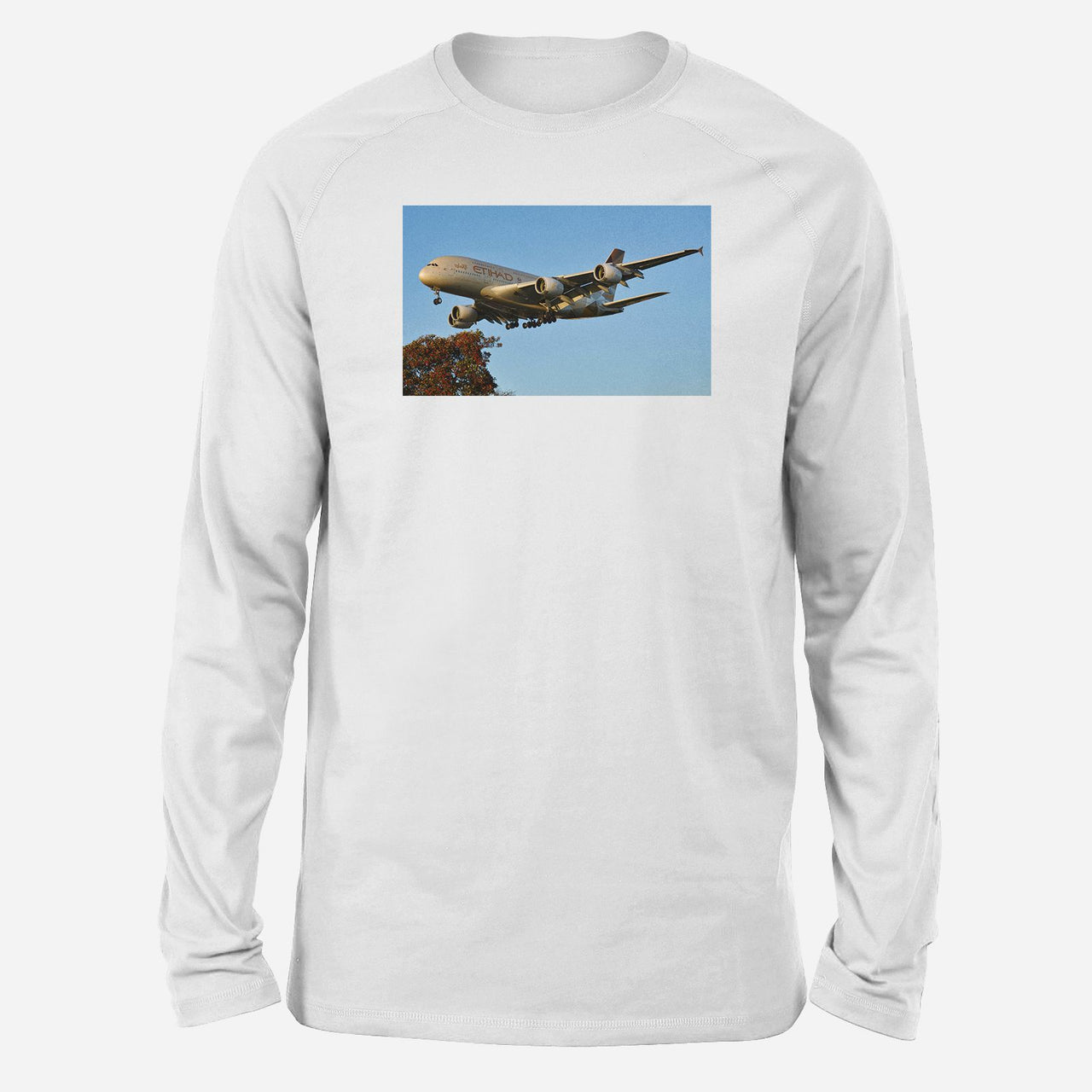 Etihad Airways A380 Designed Long-Sleeve T-Shirts
