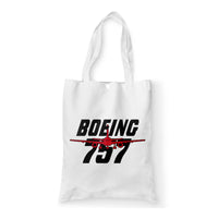 Thumbnail for Amazing Boeing 757 Designed Tote Bags