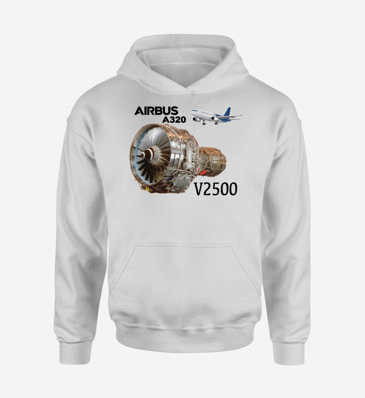 Airbus A320 & V2500 Engine Designed Hoodies