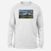 Thumbnail for Amazing View with Blue Angels Aircraft Designed Long-Sleeve T-Shirts