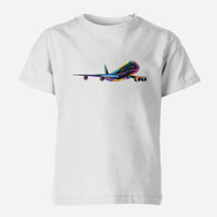 Thumbnail for Multicolor Airplane Designed Children T-Shirts