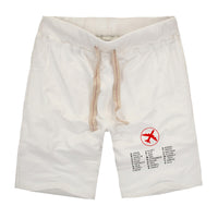 Thumbnail for Aviation Alphabet 2 Designed Cotton Shorts
