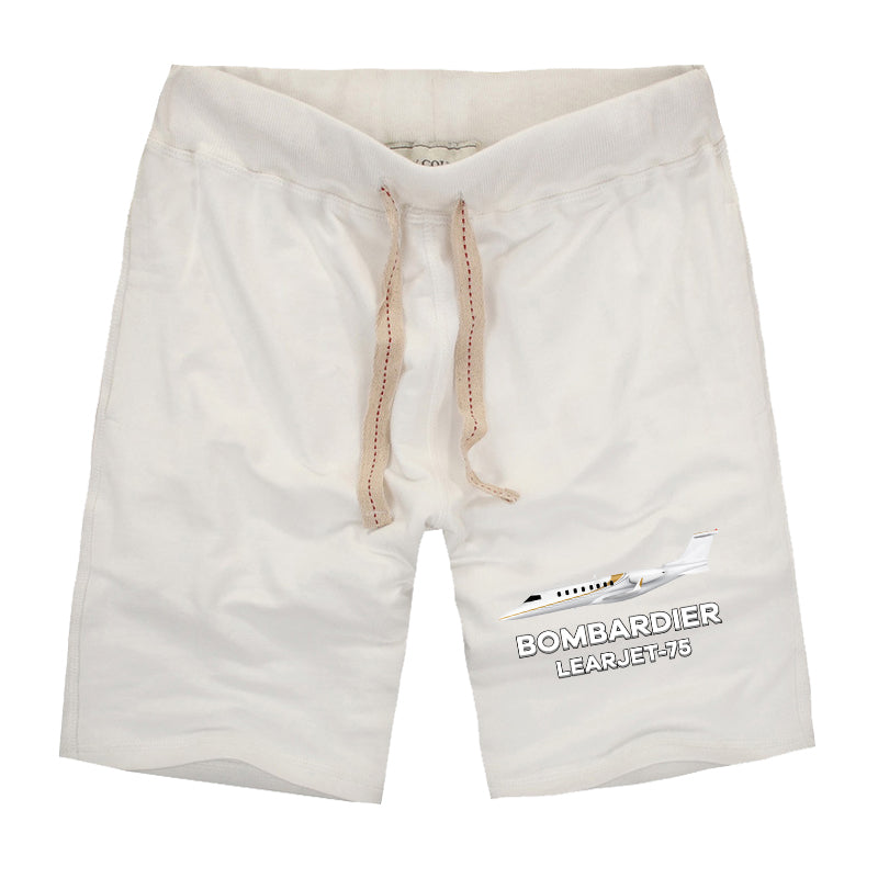 The Bombardier Learjet 75 Designed Cotton Shorts