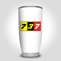 Thumbnail for Flat Colourful 737 Designed Tumbler Travel Mugs