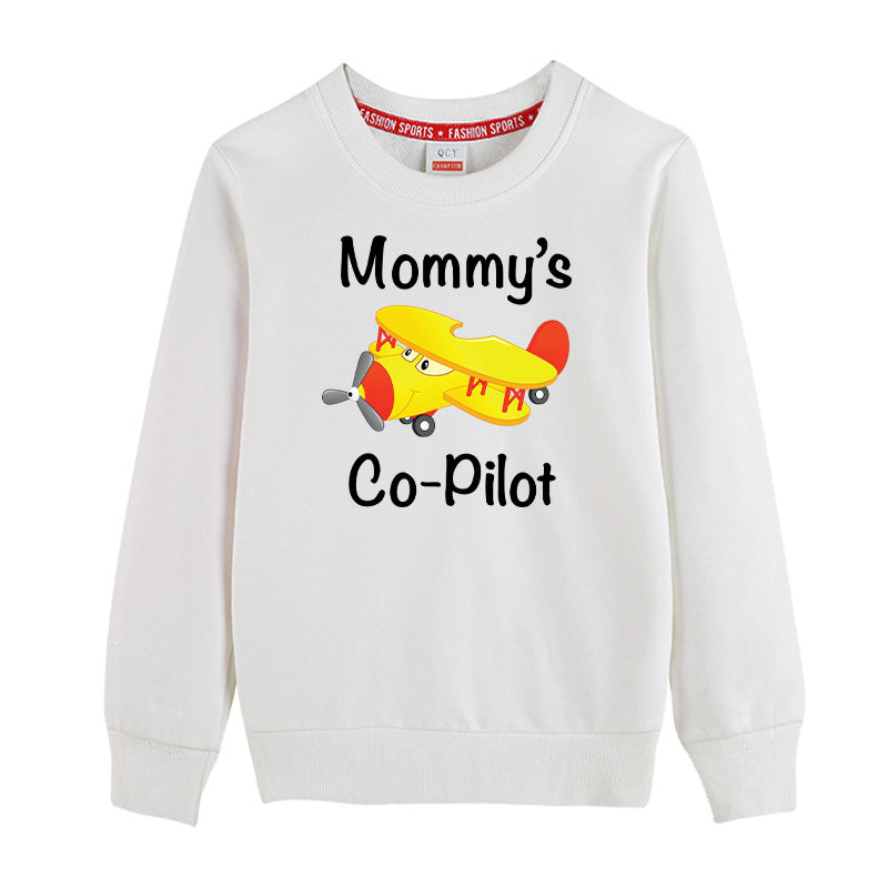 Mommy's Co-Pilot (Propeller2) Designed "CHILDREN" Sweatshirts