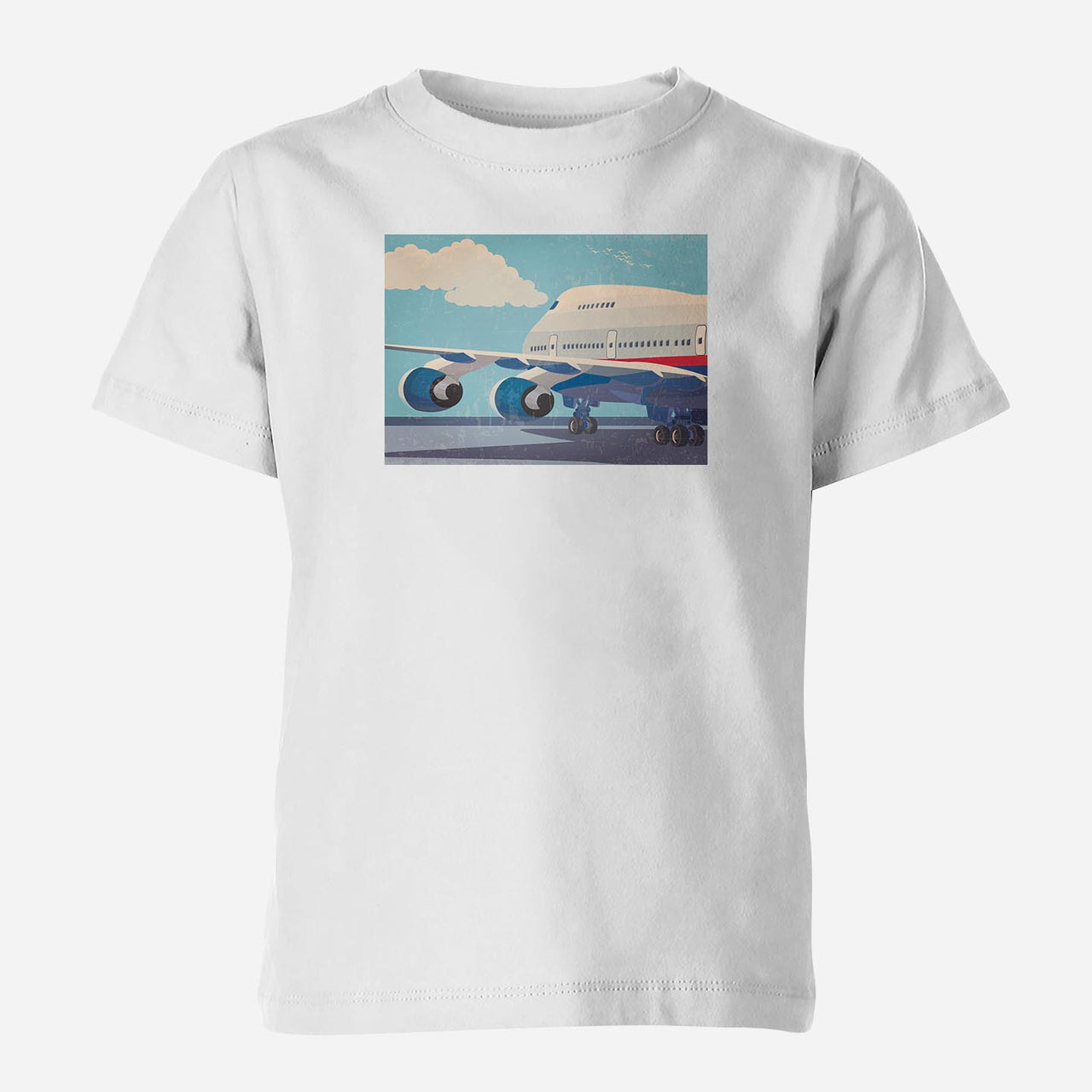 Vintage Boeing 747 Designed Children T-Shirts