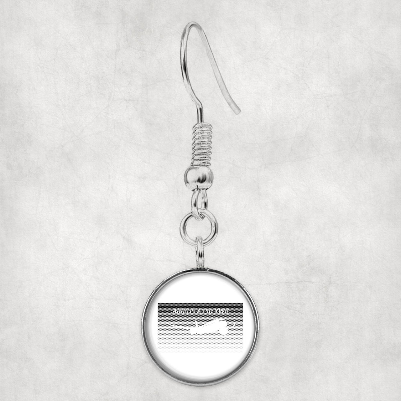 Airbus A350XWB & Dots Designed Earrings