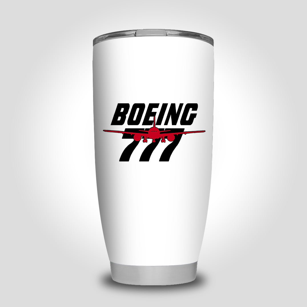 Amazing Boeing 777 Designed Tumbler Travel Mugs