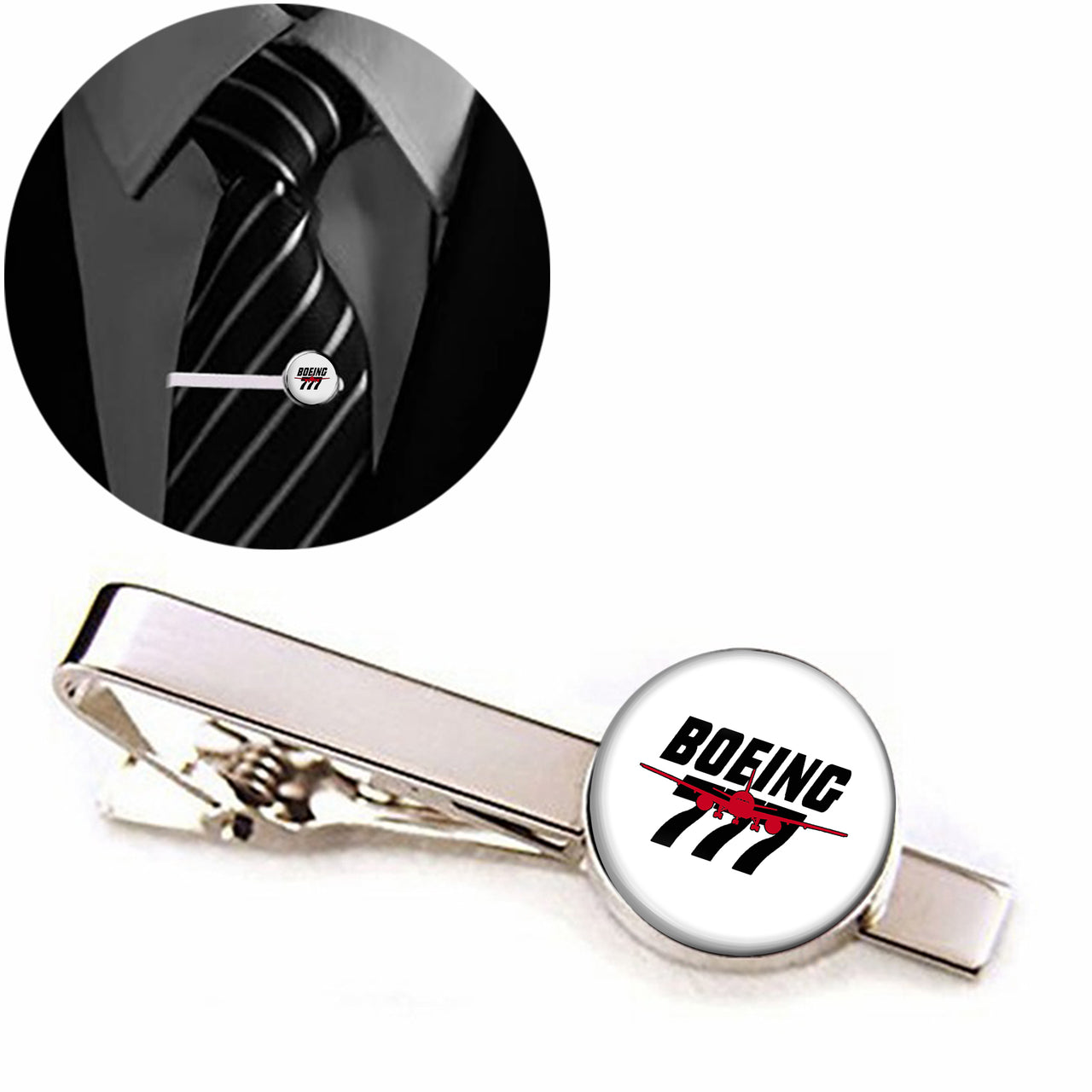 Amazing Boeing 777 Designed Tie Clips