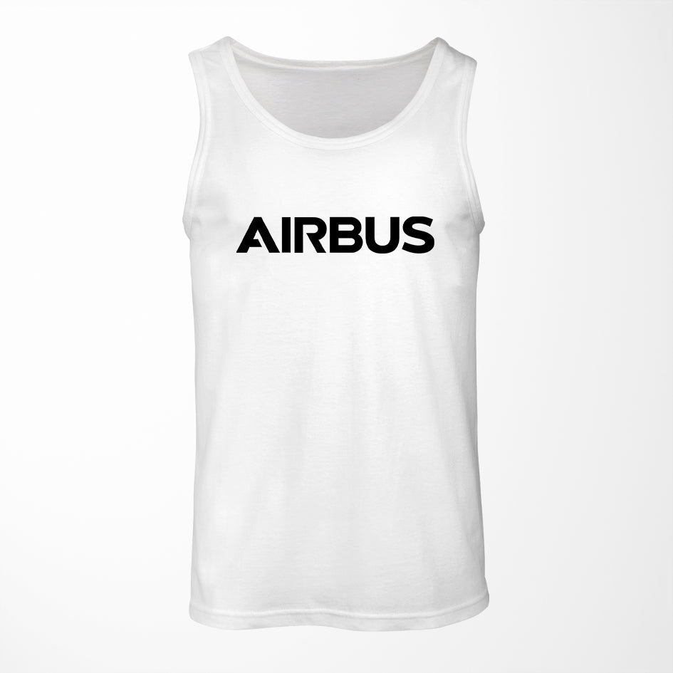 Airbus & Text Designed Tank Tops