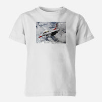 Thumbnail for US Air Force Show Fighting Falcon F16 Designed Children T-Shirts