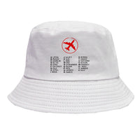 Thumbnail for Aviation Alphabet 2 Designed Summer & Stylish Hats