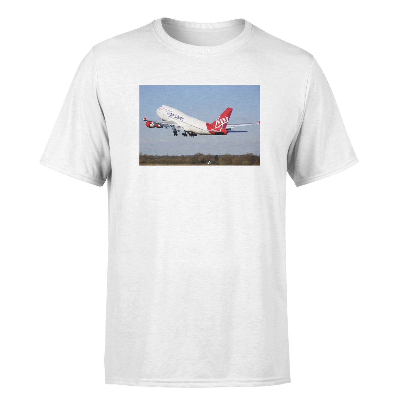 Virgin Atlantic Boeing 747 Designed T-Shirts