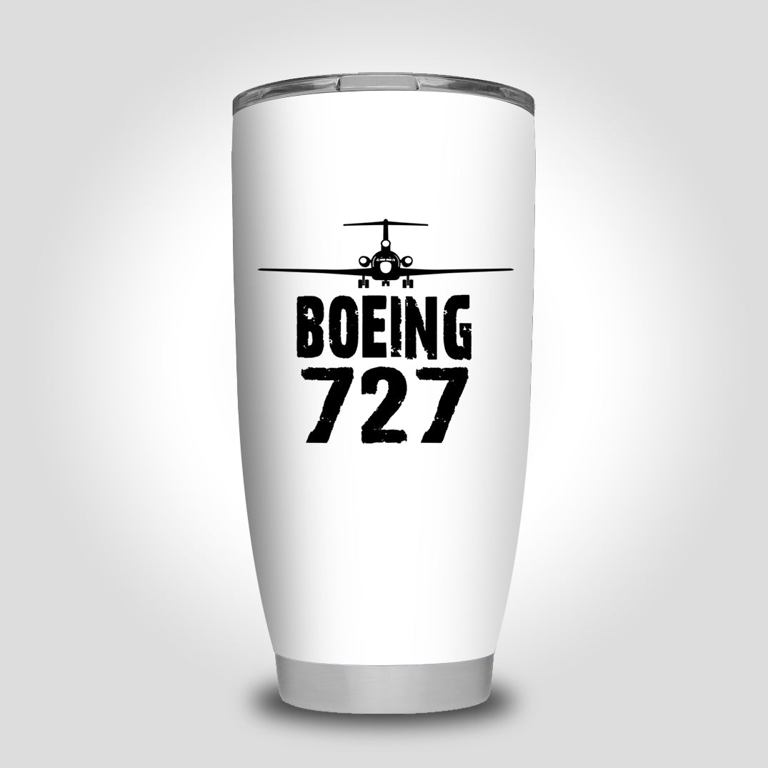 Boeing 727 & Plane Designed Tumbler Travel Mugs