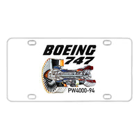 Thumbnail for Boeing 747 & PW4000-94 Engine Designed Metal (License) Plates