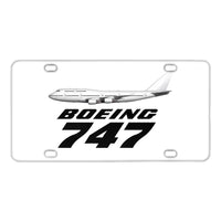 Thumbnail for The Boeing 747 Designed Metal (License) Plates