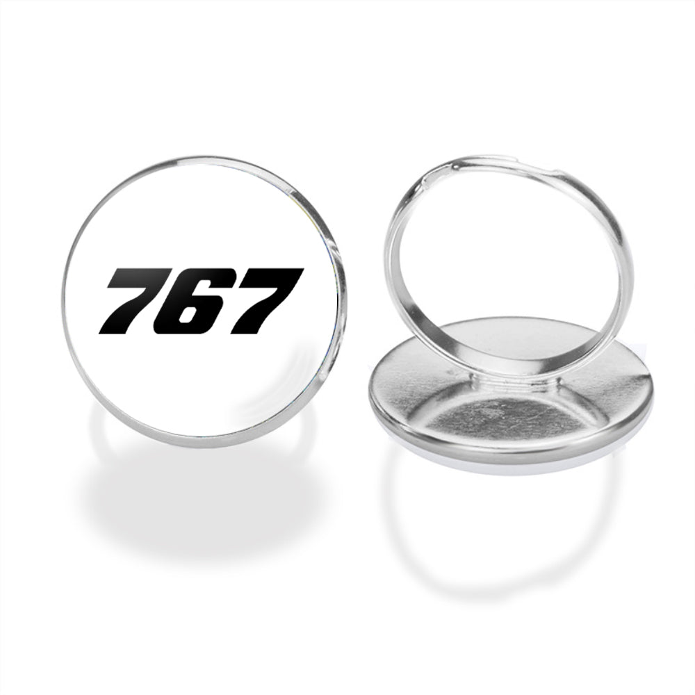 767 Flat Text Designed Rings