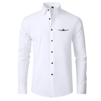 Thumbnail for Piper PA28 Silhouette Plane Designed Long Sleeve Shirts