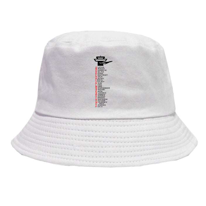 Aviation Alphabet Designed Summer & Stylish Hats