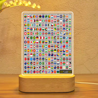 Thumbnail for 220 World's Flags Designed Night Lamp