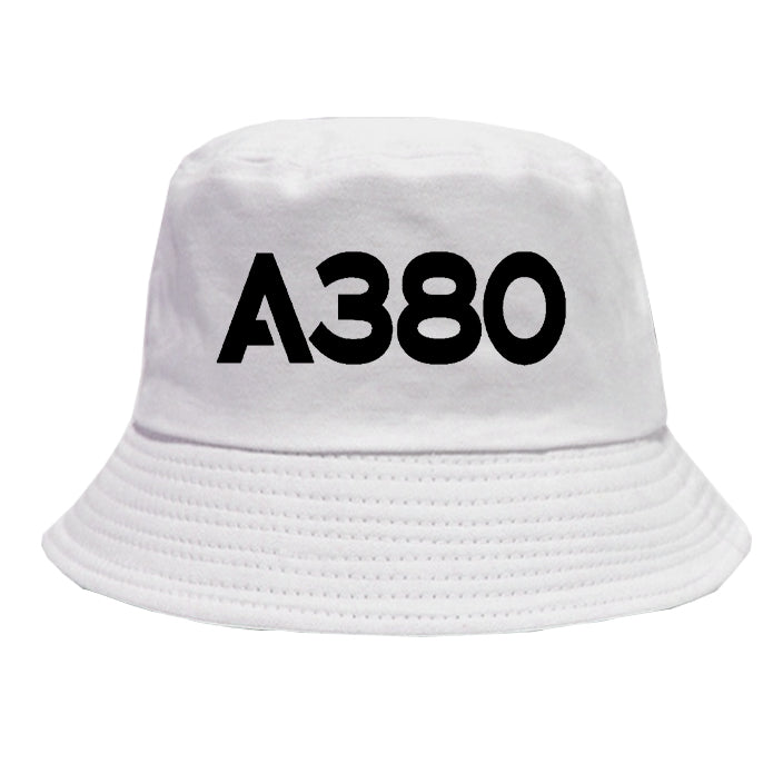 A380 Flat Text Designed Summer & Stylish Hats