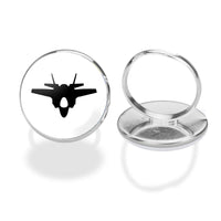 Thumbnail for Fighter Jet 35 Silhouette Designed Rings