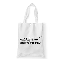 Thumbnail for Born To Fly Glider Designed Tote Bags