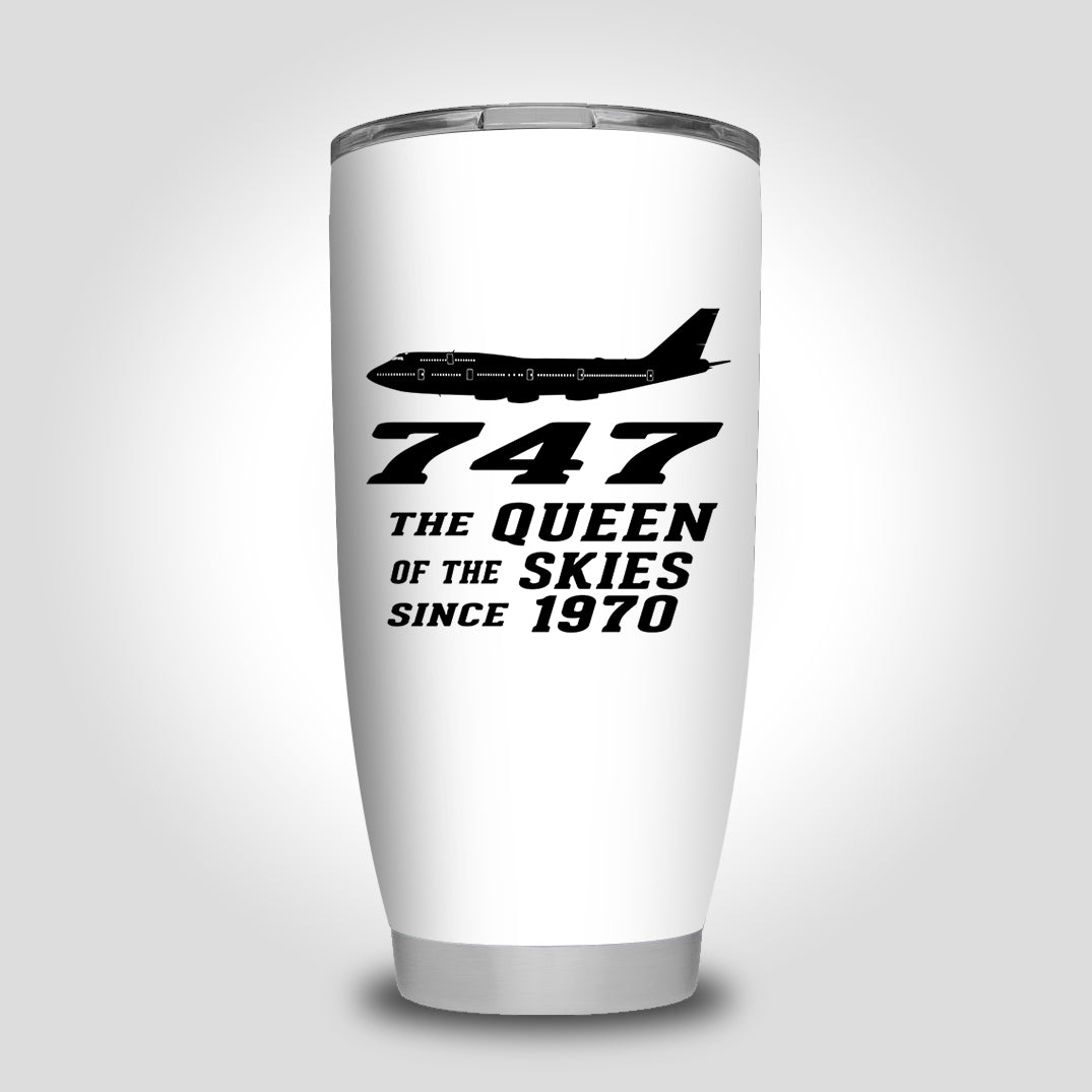 Boeing 747 - Queen of the Skies (2) Designed Tumbler Travel Mugs
