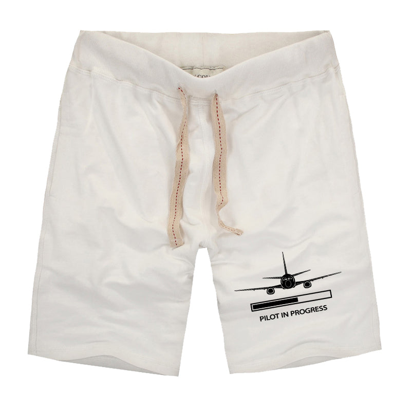 Pilot In Progress Designed Cotton Shorts