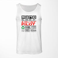 Thumbnail for Airline Pilot Label Designed Tank Tops