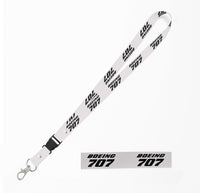 Thumbnail for Boeing 707 & Text Designed Detachable Lanyard & ID Holders