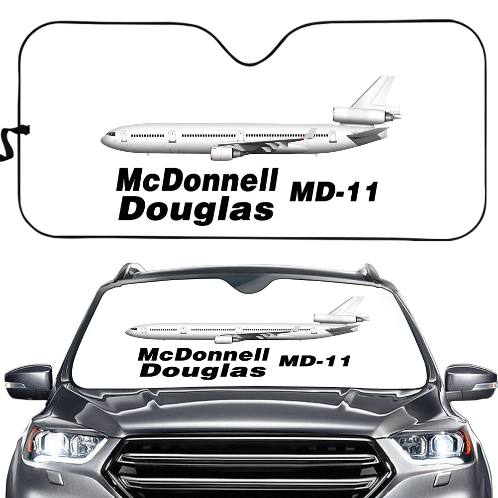 The McDonnell Douglas MD-11 Designed Car Sun Shade