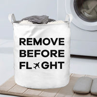 Thumbnail for Remove Before Flight Designed Laundry Baskets