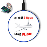 Thumbnail for Let Your Dreams Take Flight Designed Wireless Chargers