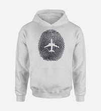 Thumbnail for Aviation Finger Print Designed Hoodies