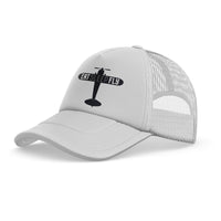 Thumbnail for Eat Sleep Fly & Propeller Designed Trucker Caps & Hats