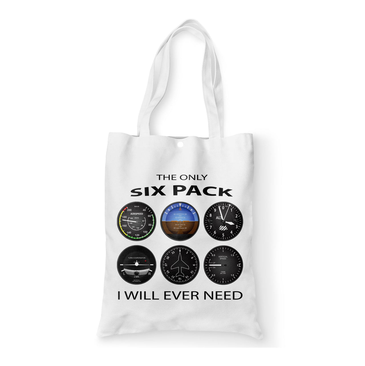 The Only Six Pack I Will Ever Need Designed Tote Bags