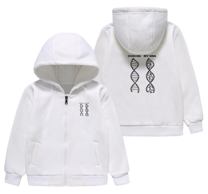 Aviation DNA Designed "CHILDREN" Zipped Hoodies
